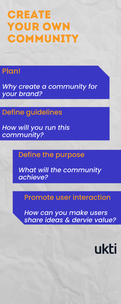 How to build a brand community