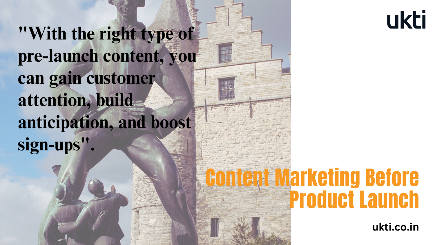 examples of content marketing before product launch