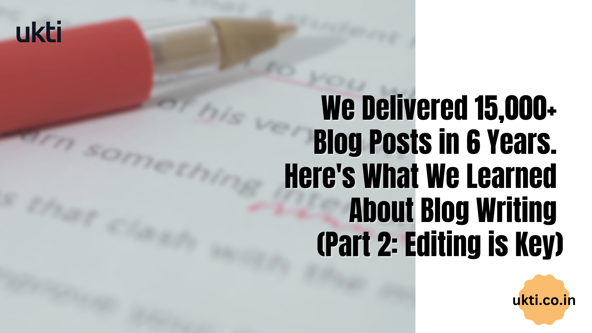 How to Run a Successful Blog Part 2: Editing is Key